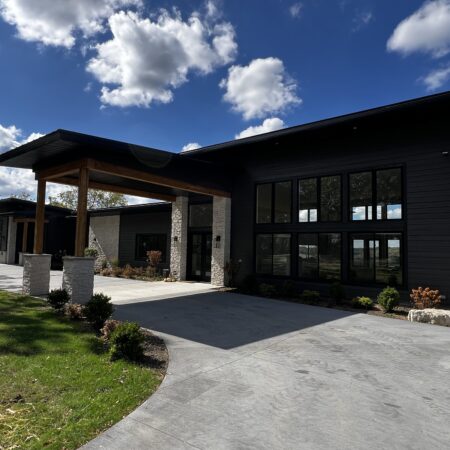 "Quiet Rock Lodge at Brixen Ivy Ranch, an exclusive retreat-style accommodation ideal for corporate business travel and executive stays."